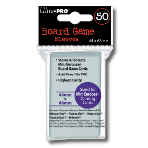 Boardgame Sleeves UP Mini European
