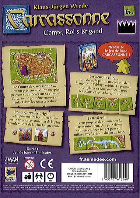 Carcassonne 6 Comte, Roi et Brigand – Image 2