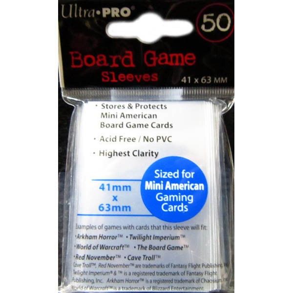 Boardgame Sleeves UP Mini American