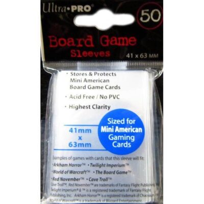 Boardgame Sleeves Mini American