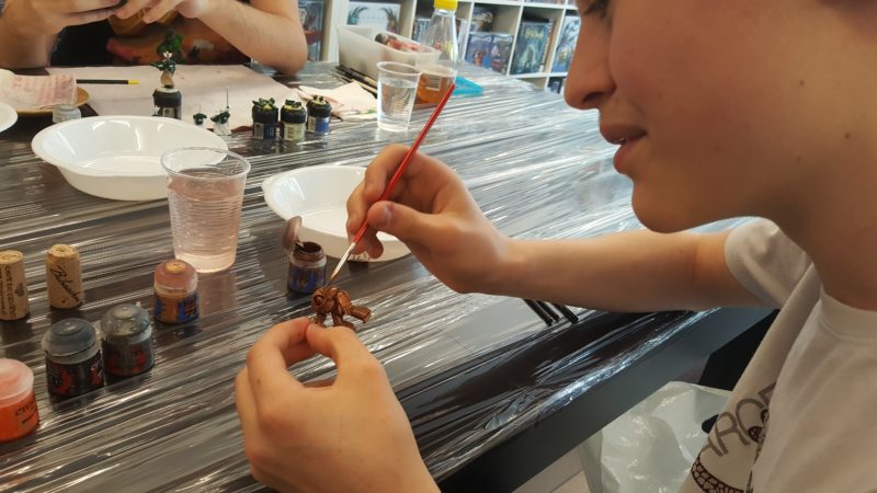 Après-midi Peinture de Figurines