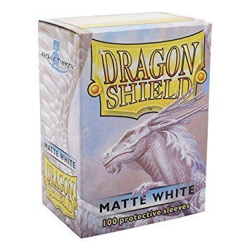 Sleeves Dragon Shield (100) - White Matte