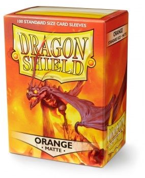 Sleeves Dragon Shield (100) - Orange Matte