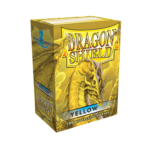 Sleeves Dragon Shield (100) - Yellow