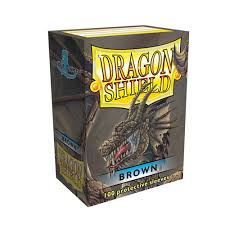 Sleeves Dragon Shield (100) - Brown