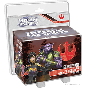 Imperial Assault : Sabine Wren and Zeb Orrelios