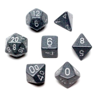 Dés en boite Speckled Hi-Tech