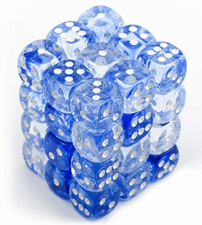 Boite de 36d6 Nebula Dark Blue w/white