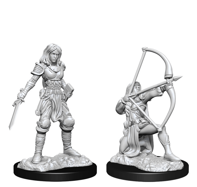 Pathfinder Deep Cuts - Female Human Fighter