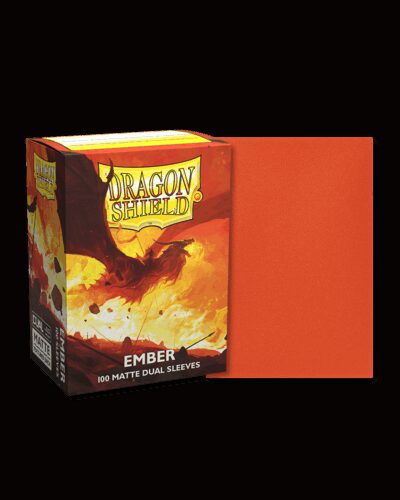 Sleeves Dragon Shield (100) - Ember Matte Dual