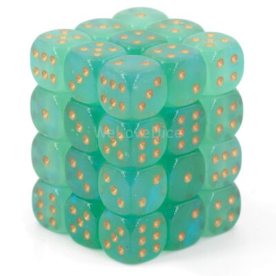 Boite de 36d6 Borealis Light Green w/gold