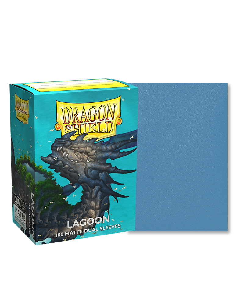 Sleeves Dragon Shield (100) - Lagoon Matte Dual