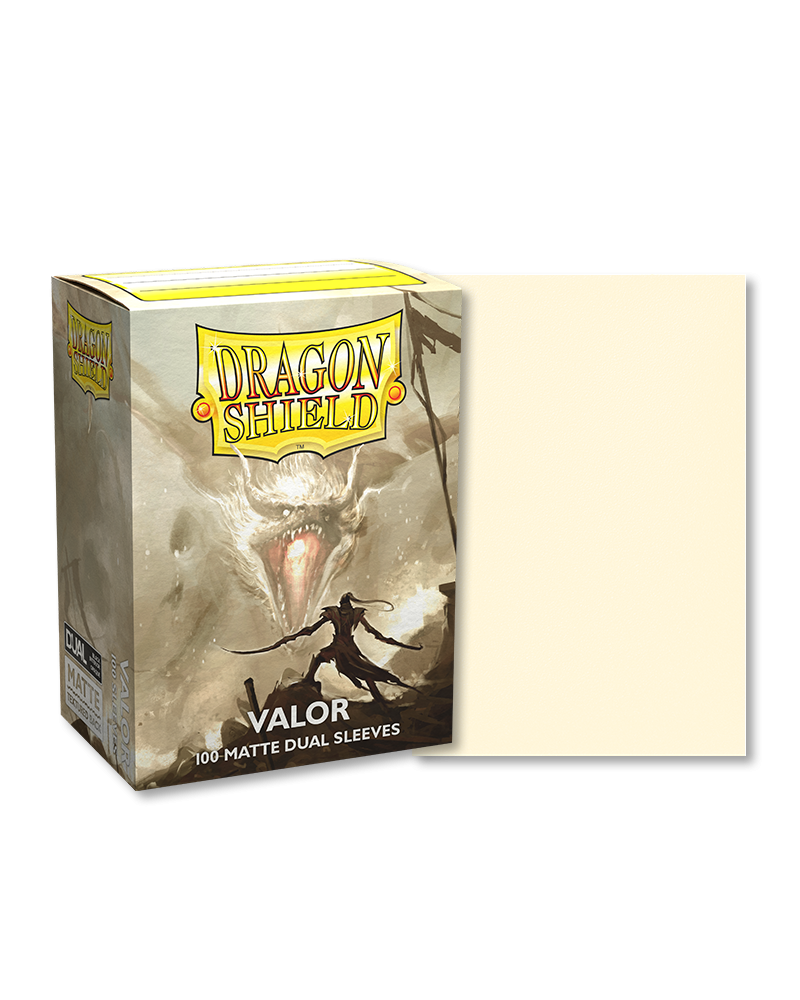 Sleeves Dragon Shield (100) - Valor Matte Dual