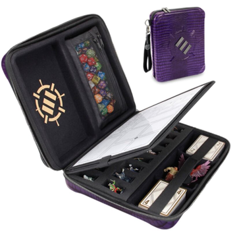 RPG Organizer Case Collector Purple
