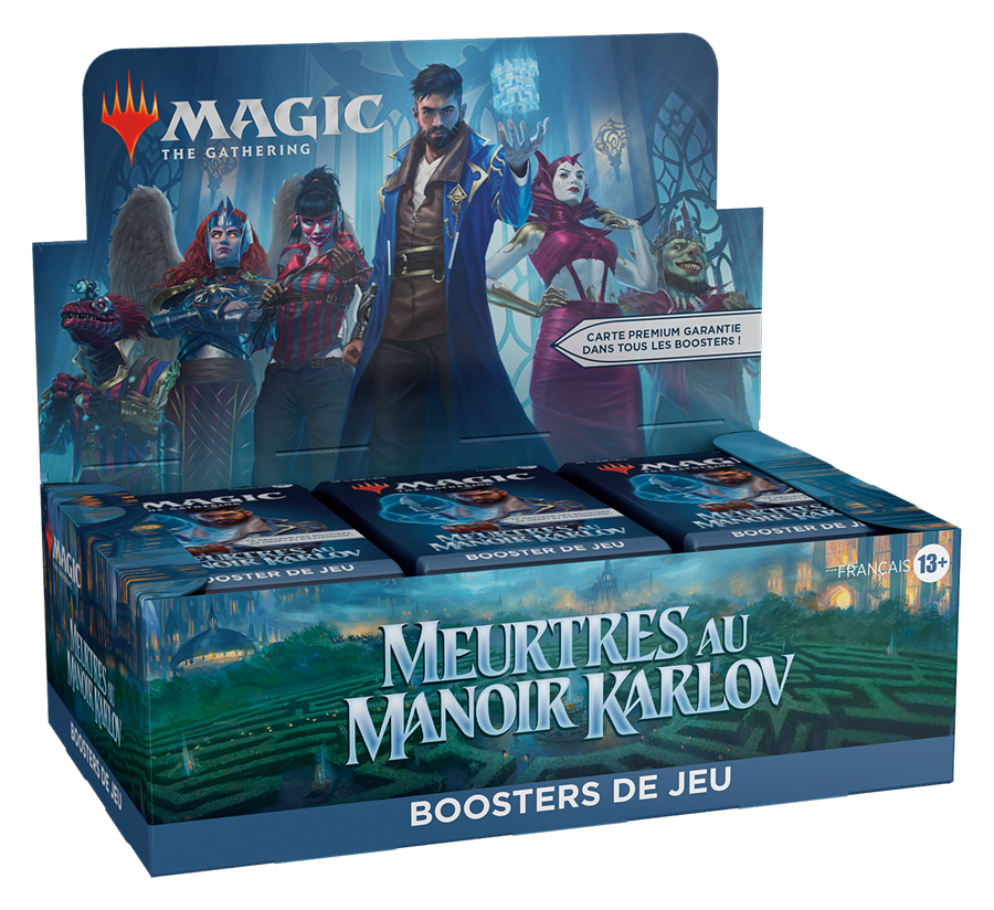 Magic Meurtres au Manoir Karlov Boite de Boosters de Jeu