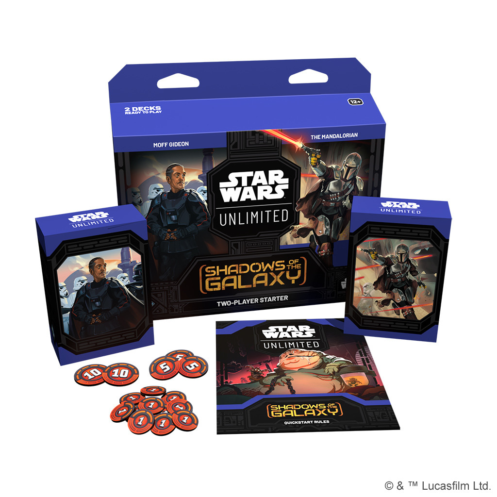 Star Wars Unlimited Shadows of the Galaxy Starter Kit