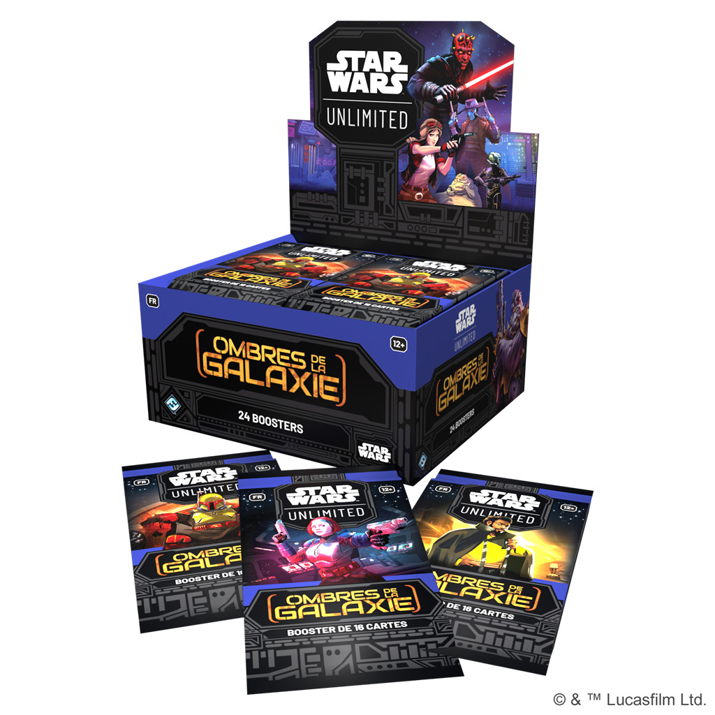 Star Wars Unlimited Ombres de la Galaxie Boite de Boosters
