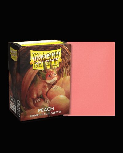 Sleeves Dragon Shield (100) - Peach Matte Dual