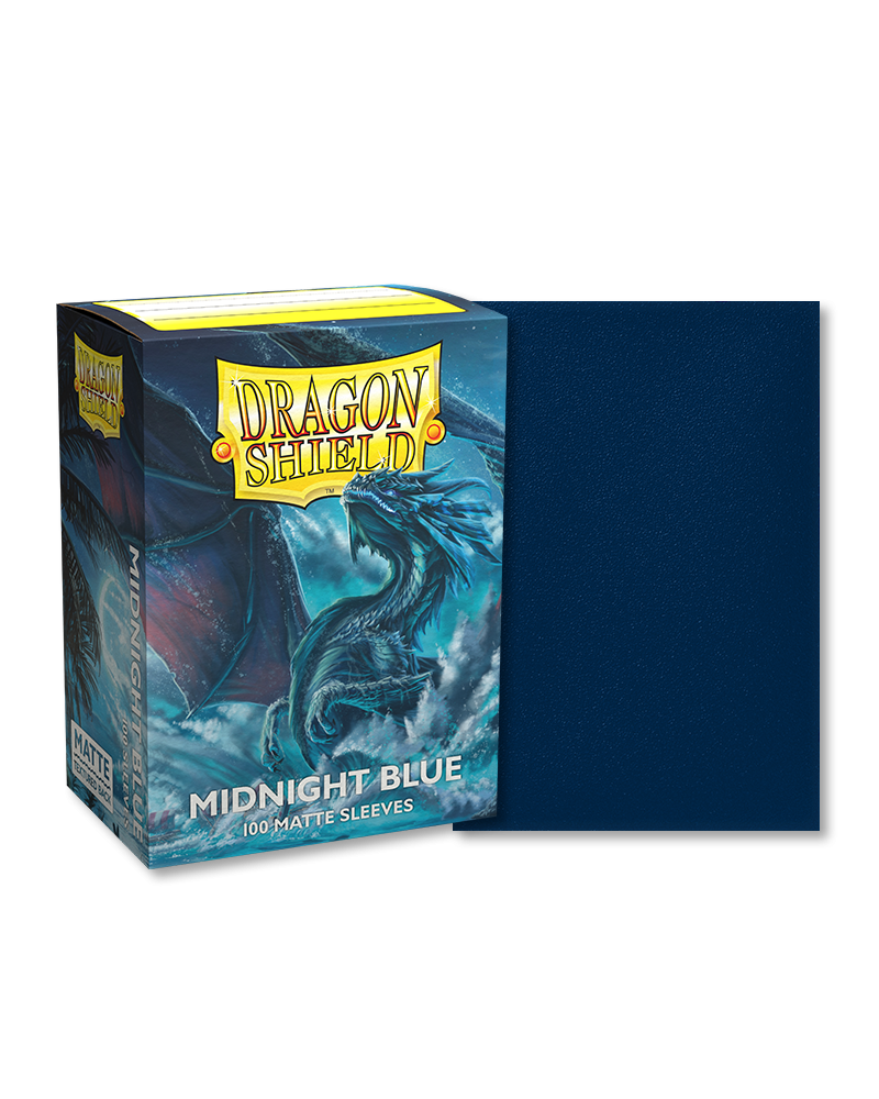 Sleeves Dragon Shield (100) - Midnight Blue Matte