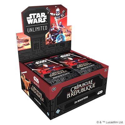 Star Wars Unlimited Crépuscule de la République Boite de Boosters