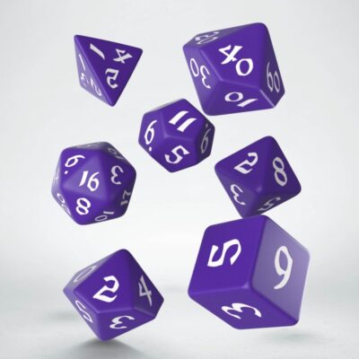 Sets de Dés Classic Runic Purple & White