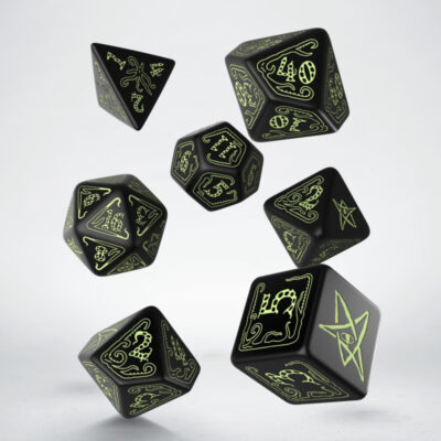 Set de Dés Call of Cthulhu Black & Glow in the Dark