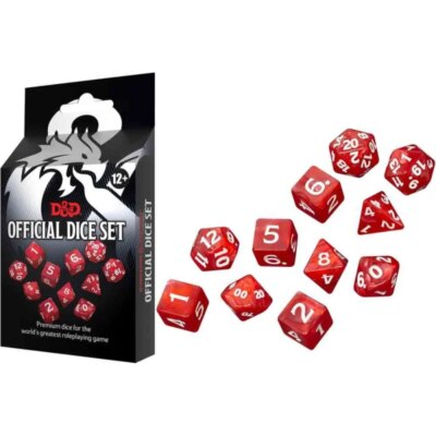 Set de Dés D&D Officiel